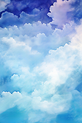 JPG 포스터 일러스트 수채화 사람없음 파란색 보라색 번짐 국내일러스트 AI일러스트 AI콘텐츠 컬러 파일형식 효과