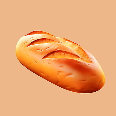 PSD 아이콘 사람없음 3D아이콘 3D 바게트 디지털합성 빵 파일형식