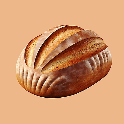 PSD 아이콘 사람없음 3D아이콘 3D 디지털합성 호밀빵 빵 파일형식