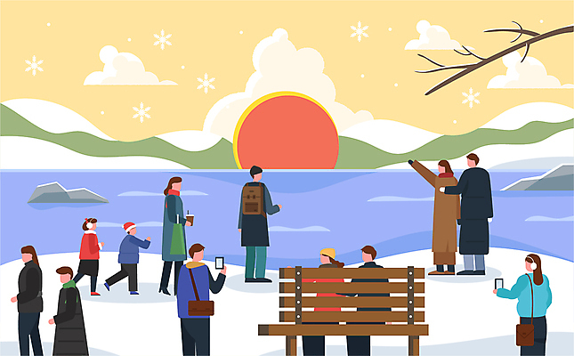 전신 구름 커플 여자 남자 어린이 겨울 벤치 일러스트 산 서기 들기 앉기 풍경 소녀 소년 여러명 상반신 성인 스마트폰 강 걷기 일출 사진촬영 바위 나뭇가지 눈 겨울옷 손뻗기 테이크아웃컵 눈덮임 국내일러스트 AI파일 자연요소 나무 옷 계절 다수 컨셉 의자 관계 모션 날씨 사람 컵 핸드폰 스마트기기 노을 촬영 돌_바위 파일형식 벡터