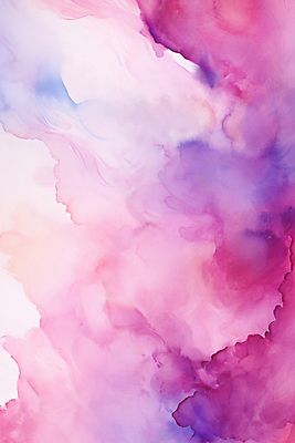 JPG 분홍색 일러스트 붓터치 수채화 사람없음 보라색 번짐 그라데이션 국내일러스트 AI일러스트 AI콘텐츠 컬러 파일형식 효과