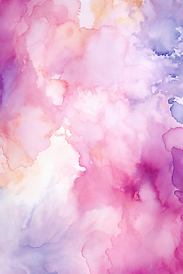 JPG 분홍색 일러스트 붓터치 수채화 사람없음 보라색 번짐 그라데이션 국내일러스트 AI일러스트 AI콘텐츠 컬러 파일형식 효과