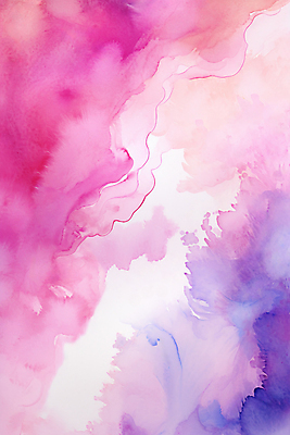 JPG 분홍색 일러스트 붓터치 수채화 사람없음 파란색 보라색 번짐 그라데이션 국내일러스트 AI일러스트 AI콘텐츠 컬러 파일형식 효과