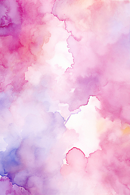 JPG 분홍색 일러스트 붓터치 수채화 사람없음 보라색 번짐 그라데이션 국내일러스트 AI일러스트 AI콘텐츠 컬러 파일형식 효과