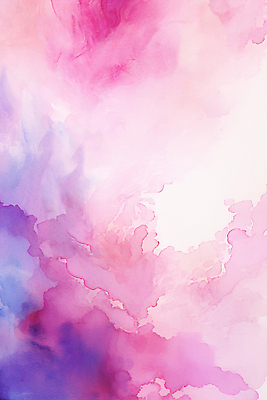 JPG 분홍색 백그라운드 일러스트 붓터치 수채화 사람없음 보라색 번짐 그라데이션 국내일러스트 AI일러스트 AI콘텐츠 컬러 파일형식 효과