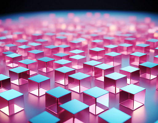 JPG 편집이미지 사람없음 컬러풀 사각형 가득함 큐브 디지털합성 정사각형 홀로그램 편집실사 AI컴퓨터그래픽 AI콘텐츠 도형 컬러 CG 파일형식