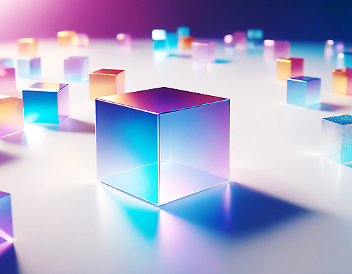 JPG 편집이미지 사람없음 컬러풀 사각형 큼 가득함 큐브 디지털합성 정사각형 홀로그램 편집실사 AI컴퓨터그래픽 AI콘텐츠 도형 컬러 크기 CG 파일형식