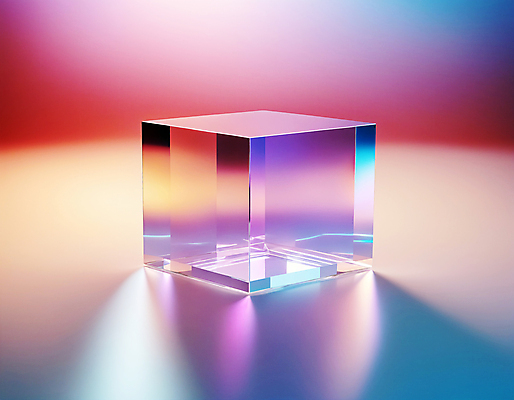 JPG 편집이미지 사람없음 컬러풀 사각형 큐브 디지털합성 정사각형 프리즘 홀로그램 편집실사 AI컴퓨터그래픽 AI콘텐츠 도형 컬러 CG 광학기기 파일형식