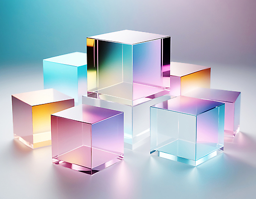 JPG 편집이미지 사람없음 컬러풀 쌓기 사각형 가득함 큐브 디지털합성 정사각형 홀로그램 편집실사 AI컴퓨터그래픽 AI콘텐츠 도형 컬러 모션 CG 파일형식