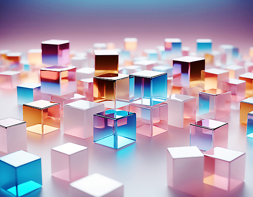 JPG 편집이미지 사람없음 컬러풀 쌓기 사각형 가득함 큐브 디지털합성 정사각형 홀로그램 편집실사 AI컴퓨터그래픽 AI콘텐츠 도형 컬러 모션 CG 파일형식