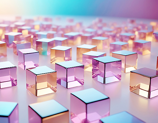 JPG 편집이미지 사람없음 컬러풀 사각형 가득함 큐브 디지털합성 정사각형 홀로그램 편집실사 AI컴퓨터그래픽 AI콘텐츠 도형 컬러 CG 파일형식