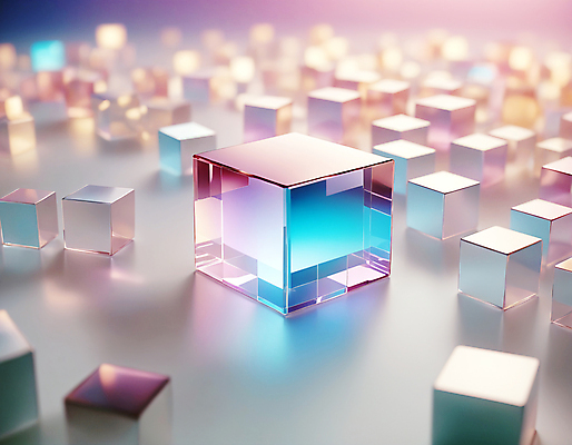 JPG 편집이미지 사람없음 컬러풀 사각형 큼 가득함 큐브 디지털합성 정사각형 홀로그램 편집실사 AI컴퓨터그래픽 AI콘텐츠 도형 컬러 크기 CG 파일형식