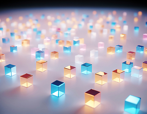 JPG 편집이미지 사람없음 컬러풀 사각형 가득함 큐브 디지털합성 정사각형 홀로그램 편집실사 AI컴퓨터그래픽 AI콘텐츠 도형 컬러 CG 파일형식