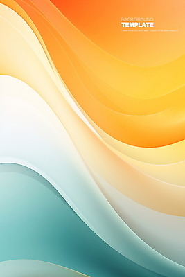 PSD 편집이미지 물결 백그라운드 곡선 그래픽백그라운드 디지털백그라운드 추상 사람없음 그래픽 주황색 웨이브 민트색 이미지편집 선 컬러 무늬 파일형식