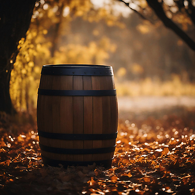 JPG 편집이미지 단풍 낙엽 사람없음 갈색 와인 가을 저장 숙성 오크통 와인통 와이너리 편집실사 AI포토 AI콘텐츠 계절 컬러 잎 주류 CG 양조장 파일형식