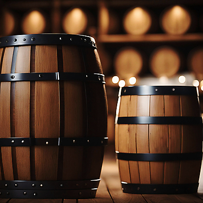 JPG 편집이미지 사람없음 갈색 와인 저장 와인저장고 숙성 오크통 와인통 와이너리 편집실사 AI포토 AI콘텐츠 컬러 주류 CG 저장고 양조장 파일형식