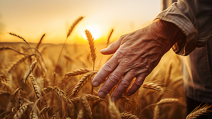 JPG 편집이미지 손 신체부위 햇빛 농경지 갈색 만지기 추수 가을 밀 이삭 밀밭 편집실사 AI인물포토 AI콘텐츠 계절 컬러 밭 농업 모션 곡류 사람 태양 농장 CG 파일형식 AI포토