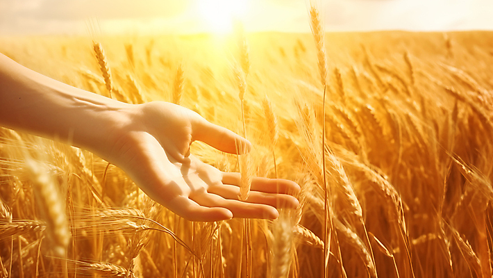 JPG 편집이미지 손 신체부위 햇빛 농경지 노란색 만지기 추수 가을 밀 이삭 밀밭 편집실사 AI인물포토 AI콘텐츠 계절 컬러 밭 농업 모션 곡류 사람 태양 농장 CG 파일형식 AI포토