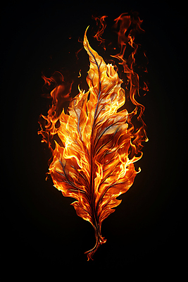 JPG 편집이미지 낙엽 불 불꽃 나뭇잎 사람없음 주황색 가을 오브젝트 편집실사 AI컴퓨터그래픽 AI콘텐츠 자연요소 계절 컬러 잎 CG 파일형식