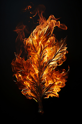 JPG 편집이미지 낙엽 불 불꽃 나뭇잎 사람없음 주황색 가을 오브젝트 편집실사 AI컴퓨터그래픽 AI콘텐츠 자연요소 계절 컬러 잎 CG 파일형식