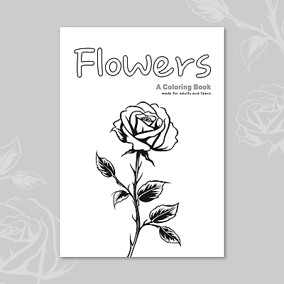 영어 꽃 잎 일러스트 타이포그라피 사람없음 장미 스케치 라인아트 드로잉 젠탱글 국내일러스트 AI파일 식물 문자 선 미술 파일형식 벡터