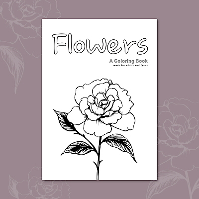 영어 꽃 잎 일러스트 타이포그라피 사람없음 스케치 라인아트 드로잉 동백 젠탱글 국내일러스트 AI파일 식물 문자 선 미술 파일형식 벡터