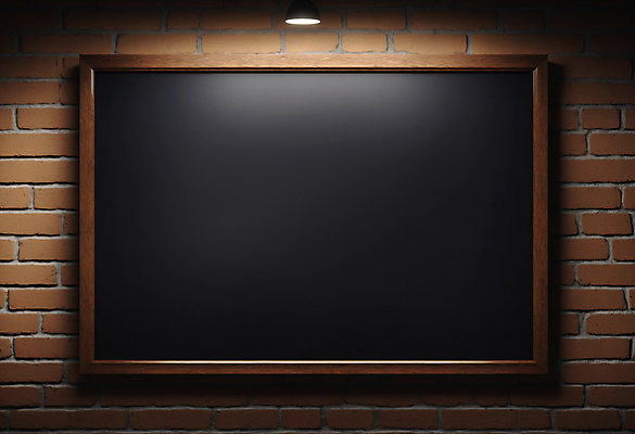 JPG 편집이미지 벽 액자 벽돌 조명 프레임 사람없음 검은색 목업 카피스페이스 편집실사 AI포토 AI콘텐츠 컬러 공백 CG 파일형식