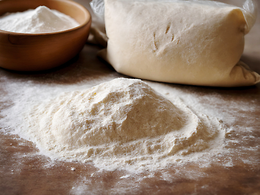 JPG 편집이미지 그릇 식재료 봉투 사람없음 디지털합성 밀가루 편집소스 편집실사 AI포토 AI콘텐츠 식기 가루 CG 파일형식