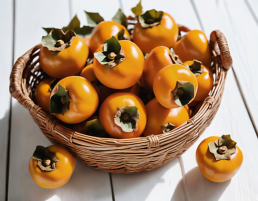 JPG 편집이미지 감 사람없음 바구니 가을 담기 단감 편집실사 AI포토 AI콘텐츠 계절 과일 모션 CG 파일형식