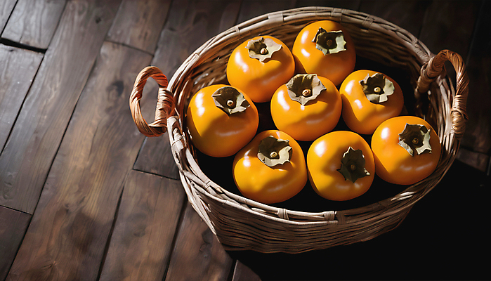 JPG 편집이미지 감 사람없음 바구니 가을 담기 단감 편집실사 AI포토 AI콘텐츠 계절 과일 모션 CG 파일형식