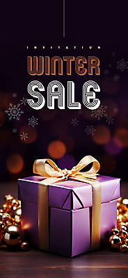 PSD 편집이미지 배너 리본 겨울 눈꽃 사람없음 선물상자 쇼핑 세일 보라색 분위기 고급 보케 이미지편집 계절 컬러 컨셉 눈_날씨 선물 상자 파일형식