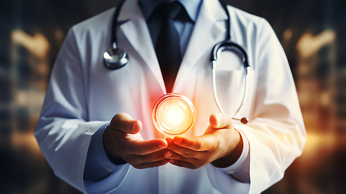 JPG 편집이미지 남자 청진기 병원 한명 상반신 성인 의사 의사가운 원형 구슬 손모으기 홀로그램 의료성형뷰티 성인남자한명만 편집실사 IC큐레이션 AI인물포토 AI콘텐츠 도형 1 의학 의료기기 사람 손짓 의료진 가운 CG 남자한명만 성인남자만 파일형식 AI포토