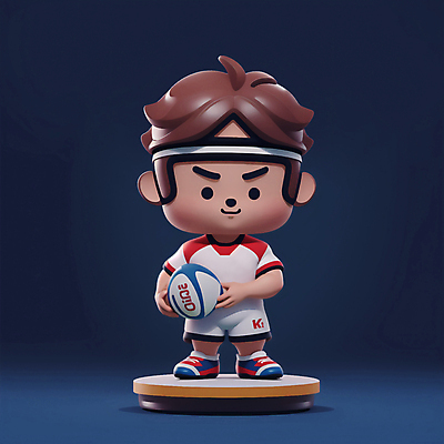 JPG 전신 편집이미지 남자 어린이 인물캐릭터 스포츠 한명 들기 소년 3D 귀여움 스포츠캐릭터 럭비공 럭비선수 소년한명만 편집3D AI컴퓨터그래픽 AI콘텐츠 캐릭터 1 컨셉 공 모션 운동선수 사람 디지털합성 럭비용품 남자한명만 소년만 파일형식