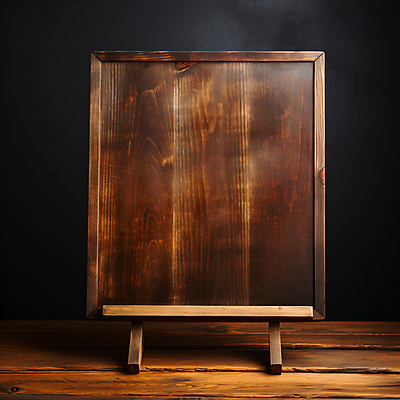 JPG 편집이미지 간판 프레임 알림판 사람없음 목재 편집실사 AI포토 AI콘텐츠 나무 재료 CG 파일형식