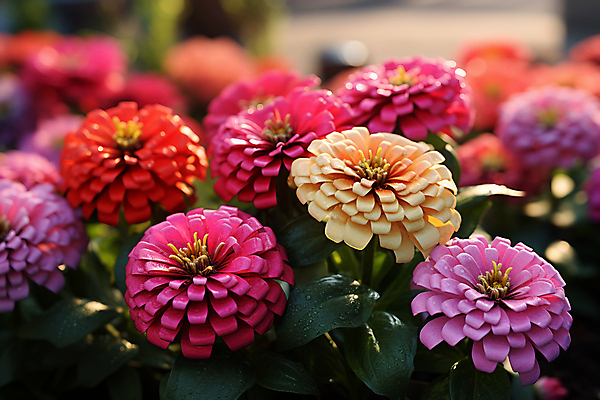 JPG 편집이미지 분홍색 여러송이 여름꽃 근접촬영 사람없음 들꽃 백일홍 편집실사 AI포토 AI콘텐츠 꽃 뷰포인트 컬러 다수 CG 파일형식 여름_계절