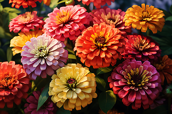 JPG 편집이미지 여러송이 여름꽃 근접촬영 사람없음 하이앵글 컬러풀 들꽃 백일홍 편집실사 AI포토 AI콘텐츠 꽃 뷰포인트 컬러 다수 CG 파일형식 여름_계절