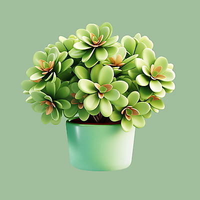 PSD 아이콘 사람없음 3D아이콘 3D 원예 다육식물 식물 취미 디지털합성 파일형식