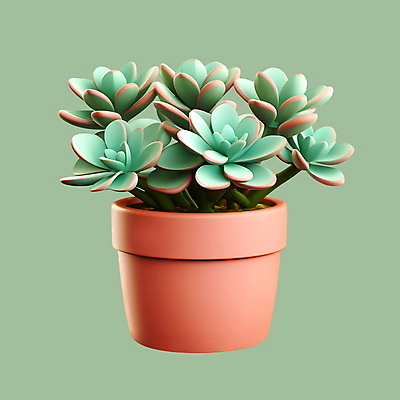 PSD 아이콘 사람없음 3D아이콘 3D 원예 다육식물 식물 취미 디지털합성 파일형식