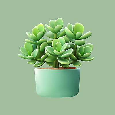 PSD 아이콘 사람없음 3D아이콘 3D 원예 다육식물 식물 취미 디지털합성 파일형식