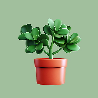 PSD 아이콘 잎 사람없음 3D아이콘 3D 원예 다육식물 식물 취미 디지털합성 파일형식