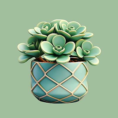 PSD 아이콘 사람없음 3D아이콘 3D 원예 다육식물 식물 취미 디지털합성 파일형식