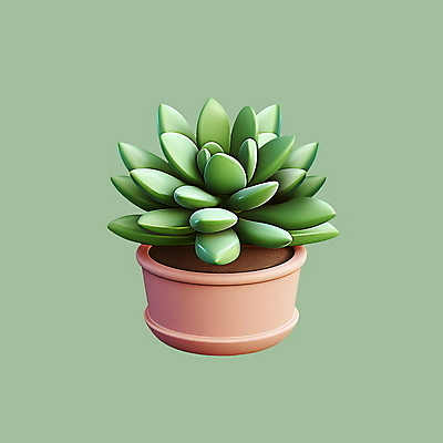 PSD 아이콘 사람없음 3D아이콘 3D 원예 다육식물 식물 취미 디지털합성 파일형식