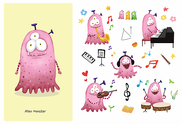 캐릭터 교육 별 예술 연주 음표 일러스트 노래 상상 들기 사람없음 책 외계인 춤 풀 피아노건반 피아노 보면대 나팔 바이올린 악보 북 트라이앵글 리코더 몬스터 캐스터네츠 월간캐릭터 일러캐릭터 AI파일 자연요소 식물 기호 악기 음악 모션 현악기 문화예술 타악기 미확인물체 건반 건반악기 목관악기 파일형식 벡터