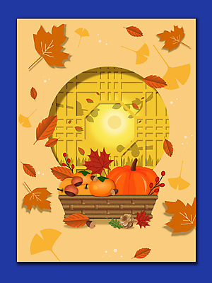 열매 단풍 낙엽 일러스트 호박 감 사람없음 태양 노란색 사각형 보름달 가을 배 원형 밤 은행잎 도토리 솔방울 창살 과일바구니 전통창문 국내일러스트 AI파일 자연요소 도형 식물 전통 계절 컬러 잎 채소 과일 창문 바구니 견과류 달 파일형식 벡터