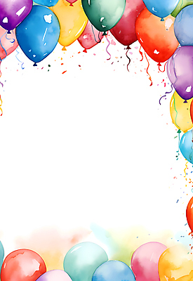 JPG 일러스트 붓터치 수채화 사람없음 컬러풀 파티 축하 번짐 꽃가루 풍선 카피스페이스 국내일러스트 AI일러스트 AI콘텐츠 컬러 컨셉 이벤트 공백 가루 파일형식 효과