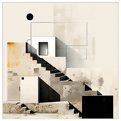 JPG 편집이미지 디자인 창문 출입구 사람없음 계단 검은색 공간 빈티지 원형 디지털합성 질감 그런지 아이보리 편집실사 도형 컬러 컨셉 CG 파일형식