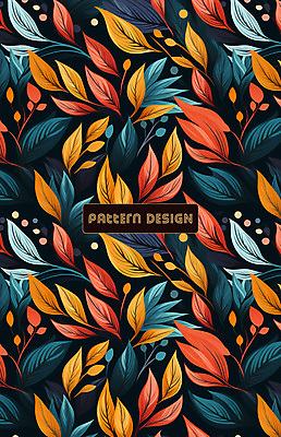 PSD 편집이미지 잎 패턴 나뭇잎 사람없음 컬러풀 패턴백그라운드 이미지편집 식물 컬러 백그라운드 무늬 파일형식