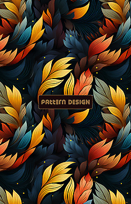 PSD 편집이미지 잎 패턴 나뭇잎 사람없음 컬러풀 패턴백그라운드 이미지편집 식물 컬러 백그라운드 무늬 파일형식