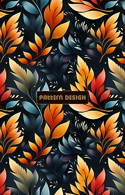 PSD 편집이미지 잎 패턴 나뭇잎 사람없음 컬러풀 패턴백그라운드 풀 이미지편집 식물 컬러 백그라운드 무늬 파일형식