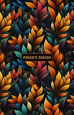 PSD 편집이미지 잎 패턴 나뭇잎 사람없음 컬러풀 패턴백그라운드 이미지편집 식물 컬러 백그라운드 무늬 파일형식